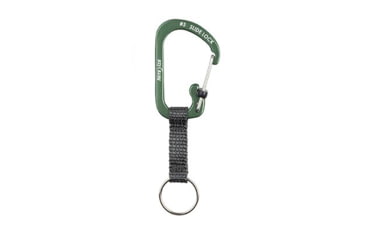 Image of Nite Ize SlideLock Key Ring Aluminum, Olive, CSLAW3-08-R6