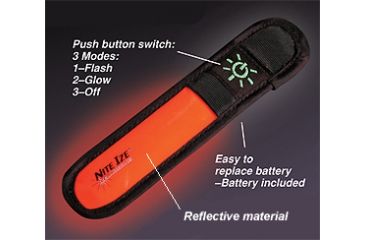 Image of Nite Ize SOM-03 Stick-On Marker Adhesive Stick w/ LED Flash or Glow Illumination