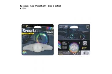 Image of Nite Ize SpokeLit LED Wheel Light, Single Pack, Disc-O Select, SKL2-07-R6