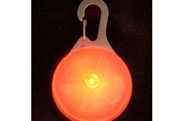 Image of Nite Ize SpotLit LED Clip On Safety Light Orange Plastic/White SLG19-06-02
