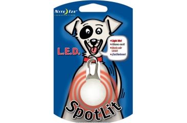 Image of Nite Ize SpotLit LED Clip On Safety Light, Red NSL-03-10 