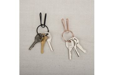 Image of Nite Ize SqueezeRing Easy Load Key Clip, Black KSQR-01-R6