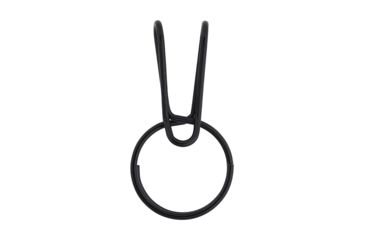Image of Nite Ize SqueezeRing Easy Load Key Clip, Black KSQR-01-R6