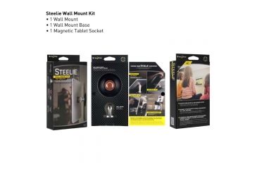 Image of Nite Ize Steelie Wall Mount Kit for Tablets, Silver, STWK-11-R8