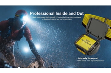 Image of Nitecore UT27 MCT HLB1500 Li-ion Battery Pack/AAA 800 Lumens 3 Color Temperatures Running Headlamp