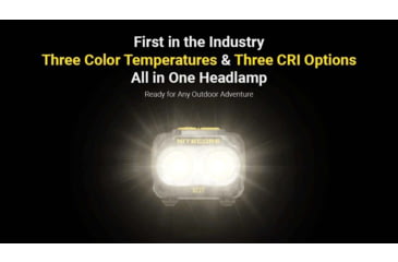 Image of Nitecore UT27 MCT HLB1500 Li-ion Battery Pack/AAA 800 Lumens 3 Color Temperatures Running Headlamp