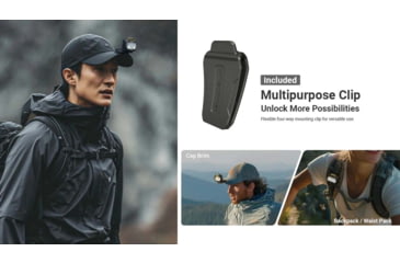 Image of Nitecore UT27 MCT HLB1500 Li-ion Battery Pack/AAA 800 Lumens 3 Color Temperatures Running Headlamp