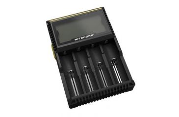 Image of Nitecore D4 Digicharger Universal 4-Channel Smart Charger w/LCD Screen NITECORE-D4-DIGICHARGER