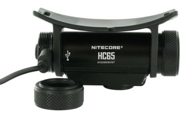 Image of Nitecore HC65 1 x 18650/ 2 x CR123A/ 16340 CREE XM-L2 U2 LED Rechargeable Headlamp, 1000 Lumens, Black, HC65