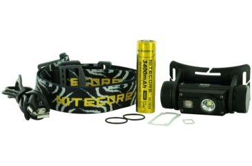 Image of Nitecore HC65 1 x 18650/ 2 x CR123A/ 16340 CREE XM-L2 U2 LED Rechargeable Headlamp, 1000 Lumens, Black, HC65