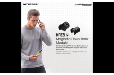 Image of Nitecore Intelligent 21700 Battery System with Lantern and Charger, Black, 6952506493906