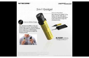 Image of Nitecore Intelligent 21700 Battery System with Lantern and Charger, Black, 6952506493906