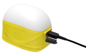 Image of Nitecore LA30 Bi-Fuel 1 x Built-In Li-ion Battery Pack / 2 x AA High CRI LED Camping Lantern, 250 Lumens, Yellow, LA30-YELLOW