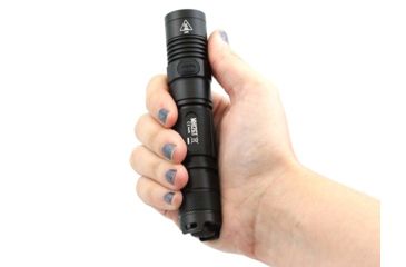Image of Nitecore MH12GT 1 x 18650/ 2 x CR123A/ 16340 CREE XP-L HI V3 LED USB-Rechargeable Tactical Flashlight, 1000 Lumens, Black, MH12GT