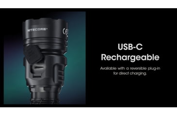 Image of Nitecore MH25 Pro 3300 Lumen Long Throw Rechargeable Hunting Light Kit, Carbon Fiber, MH25PRO-KIT