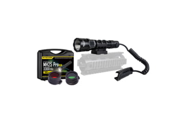 Image of Nitecore MH25 Pro 3300 Lumen Long Throw Rechargeable Hunting Light Kit, Carbon Fiber, MH25PRO-KIT