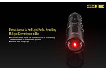 Image of Nitecore MT10C 920 Lumen Rotary Helmet Mounting Rechargeable Flashlight Kit, Black, 6952506466740