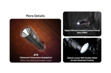 Image of Nitecore MT1C Pro 1000 Lumen Rechargeable EDC Flashlight, Black, MT1CPRO