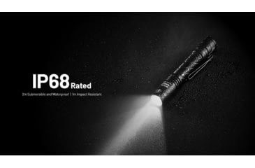 Image of Nitecore MT2A Pro LED EDC Rechargeable Flashlight, AA, 1000 Lumen, Black, FL-NITE-MT2APRO