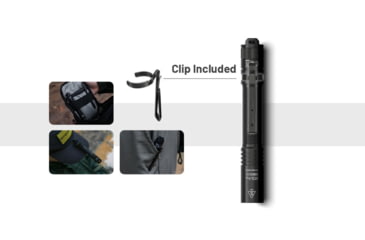 Image of Nitecore MT2A Pro LED EDC Rechargeable Flashlight, AA, 1000 Lumen, Black, FL-NITE-MT2APRO