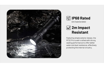 Image of Nitecore MT2C Pro 1800 Lumen Rechargeable EDC Flashlight, Black, MT2CPRO