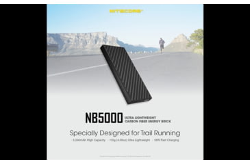 Image of Nitecore NB5000 5000mAh Power Bank with QC USB/USB-C Dual Ports, Black, 6952506494132