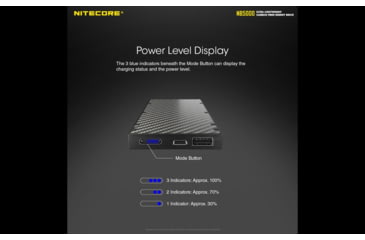 Image of Nitecore NB5000 5000mAh Power Bank with QC USB/USB-C Dual Ports, Black, 6952506494132