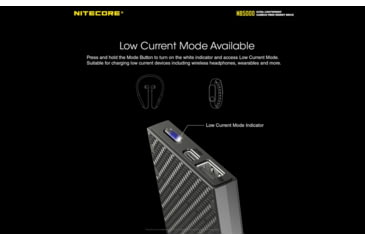 Image of Nitecore NB5000 5000mAh Power Bank with QC USB/USB-C Dual Ports, Black, 6952506494132