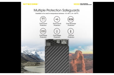 Image of Nitecore NB5000 5000mAh Power Bank with QC USB/USB-C Dual Ports, Black, 6952506494132