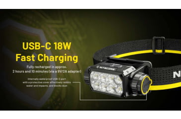 Image of Nitecore HC75 UHE USB-C Rechargeable 3000 Lumens LED Zoomable Headlamp