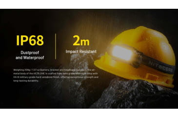 Image of Nitecore HC75 UHE USB-C Rechargeable 3000 Lumens LED Zoomable Headlamp