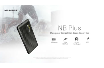 Image of Nitecore Nitecore NB Plus 10,000mAh USB-A/USB-C Lightweight Power Bank