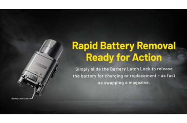 Image of Nitecore NPL27 USB-C Rechargeable 650 Lumens LED Rail Mount Weapon Light