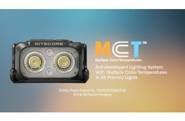 Image of Nitecore NU25 MCT USB-C Rechargeable 400 Lumens LED Multi-Temperature Headlamp