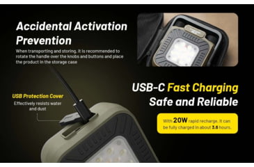 Image of Nitecore NWL30 3-in-1 Outdoor Lantern with Mosquito Repeller and Power Bank Functions