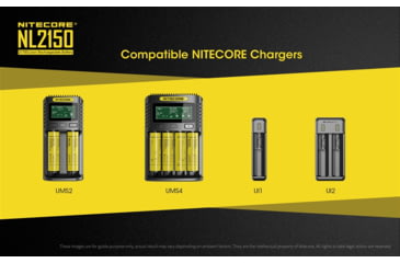 Image of Nitecore NL2150 21700 5000mAh Rechargeable Li-ion Battery, Yellow, 6952506492848