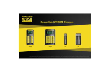 Image of Nitecore NL2150HP 21700 5000mAh 15A High Discharge Rechargeable Li-ion Battery, Yellow, 6952506405831