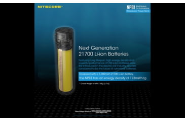 Image of Nitecore NPB1 5000mAh Waterproof Power Bank, Black, 6952506494002