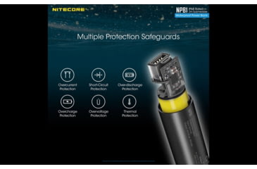 Image of Nitecore NPB1 5000mAh Waterproof Power Bank, Black, 6952506494002