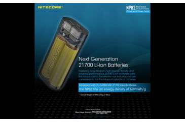 Image of Nitecore NPB2 10,000mAh Waterproof Power Bank, Black, 6952506494019