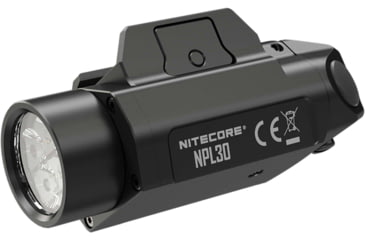 Image of Nitecore NPL30 1200 Lumen Rail Mount Flashlight, Black, 6952506404148