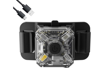 Image of Nitecore NU06 LE White Blue Green Red USB-C Rechargeable Signal and Safety Light, Black, 6952506407095