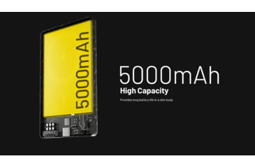 Image of Nitecore NW5000 Magnetic Wireless Charging and USB-C 5000mAh Power Bank, Black, 6952506496440