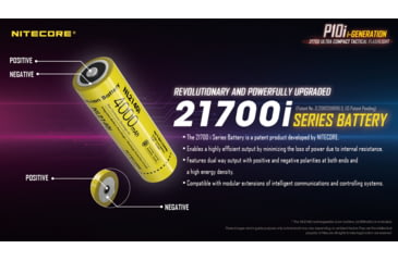 Image of Nitecore P10i 1800 Lumen USB-C Rechargeable Flashlight, Black, 6952506406500