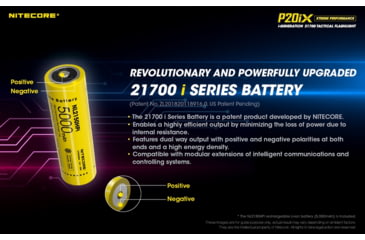 Image of Nitecore P20iX 4000 Lumen USB-C Rechargeable Flashlight, Black, 6952506406722