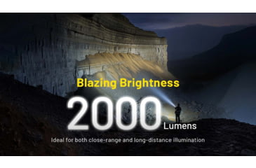 Image of Nitecore P40 3171 Yards Ultra Long Throwing USB-C Rechargeable 2000 Lumens LED Flashlight