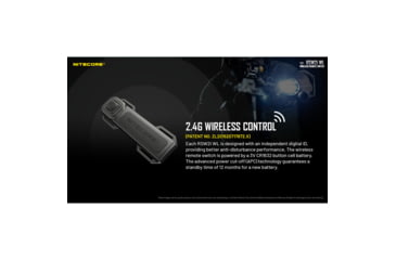 Image of Nitecore RSW2i Wireless Remote Pressure Switch for iGeneration Flashlights, Black, PS-NITE-RSW2iWL