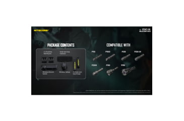 Image of Nitecore RSW2i Wireless Remote Pressure Switch for iGeneration Flashlights, Black, PS-NITE-RSW2iWL