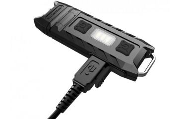 Image of Nitecore Thumb UV Tiltable LED Worklight - 365nm - USB Rechargeable, Black, NITECORE-THUMB-UV