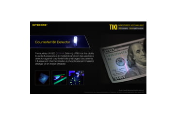 Image of Nitecore TIKI 300 Lumen Rechargeable Keychain Flashlight, Transparent, 6952506405671